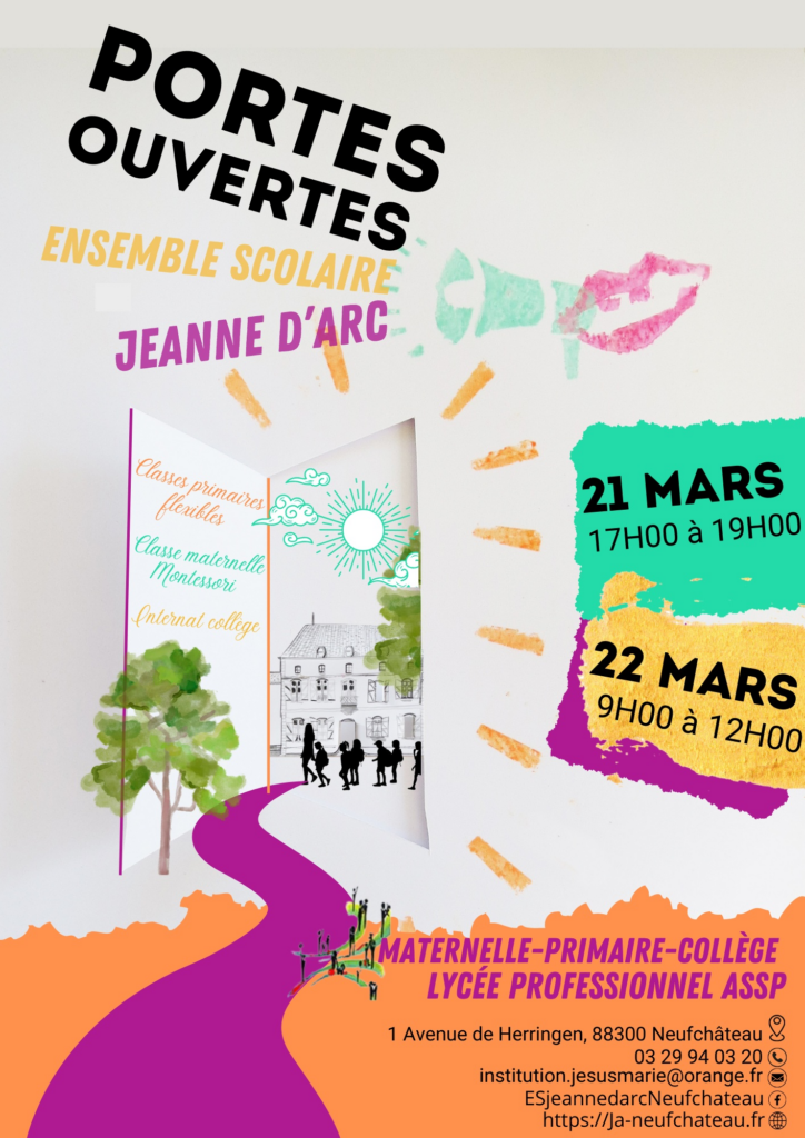 Portes ouvertes de l'ensemble scolaire Jeanne d'Arc